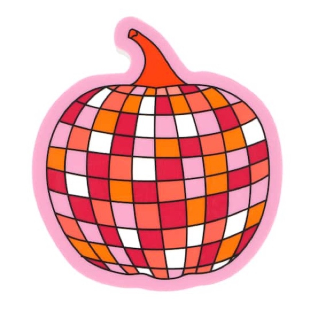 Disco Pumpkin Jumbo Super Large Eraser Back to School 6”